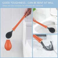 New Silicone Water Drop Toilet Brush