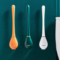 New Silicone Water Drop Toilet Brush