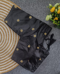 Designer embroidery butti work simple sobar fancy look Blouse