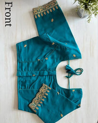 Pattu silk Cotton | 9 Threads Zari n Embroidery Work