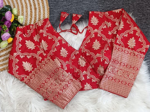 Dola Banarasi long sleeve Blouse