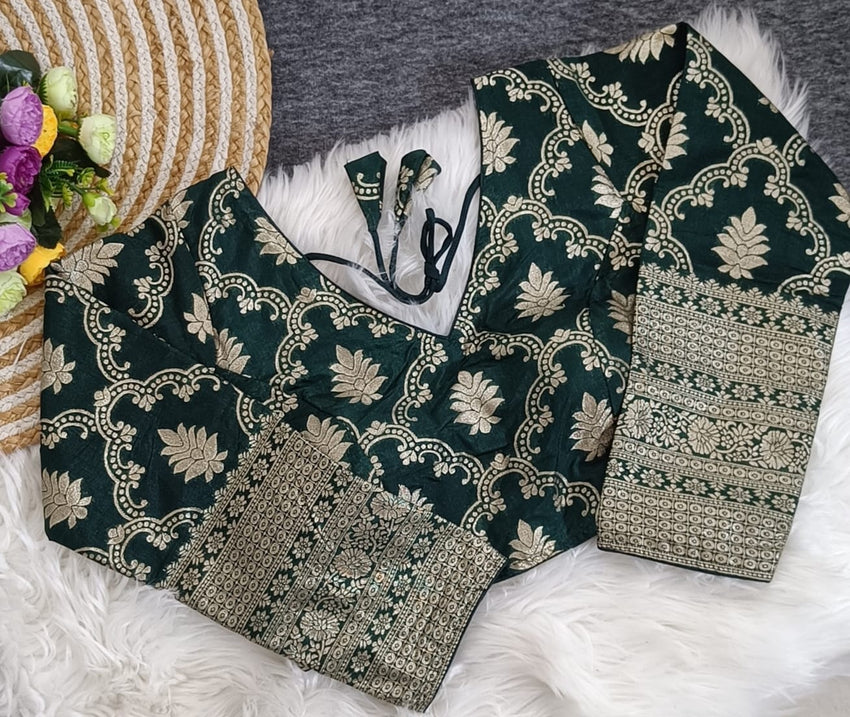 Dola Banarasi long sleeve Blouse