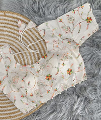 Pure Camric Khadi Cotton | Pure Cotton Multi Sequence Thread n Embroidery