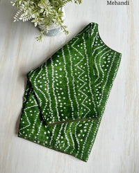 Badhni cotton | BoatNeck Blouse