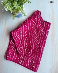 Badhni cotton | BoatNeck Blouse