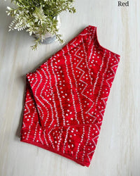 Badhni cotton | BoatNeck Blouse