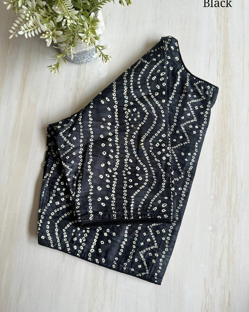 Badhni cotton | BoatNeck Blouse
