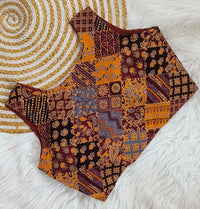 Pure Ajrkh katha work | V NECK | COTTON