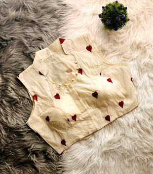 Havy Khadi Embroiddery Multi work with  Collar Nack