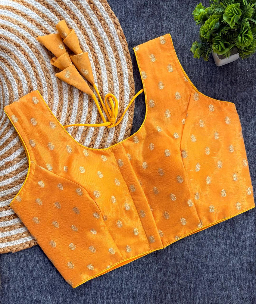 Fabric Banarasi silk - Heavy color