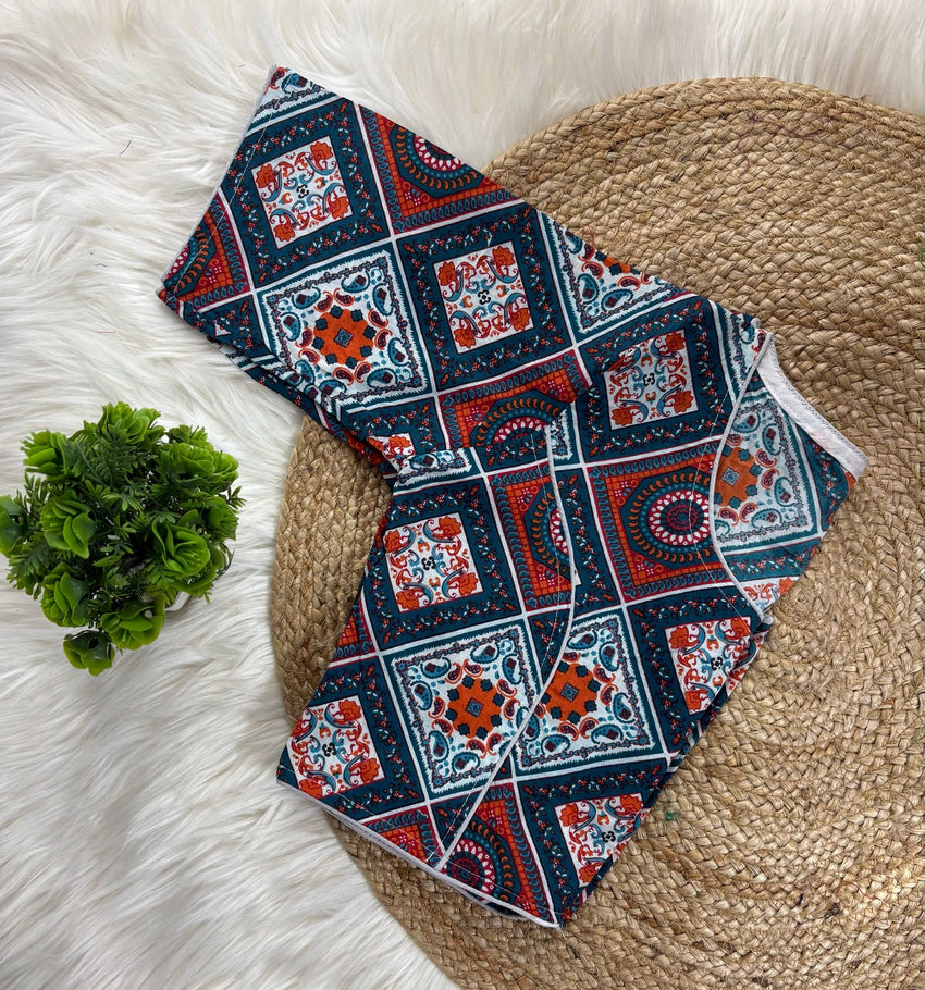 Cotton | Non padded Ajrkh cotton Blouse