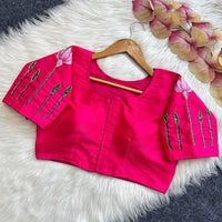 Purely silk handmade work boutique style Blouse